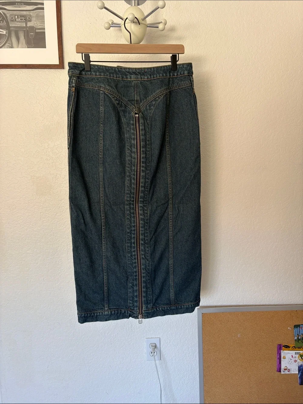 Eckhaus latta denim skirt - Picture 2 of 2